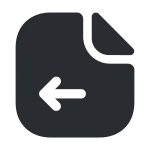 Document Previous SVG Icon